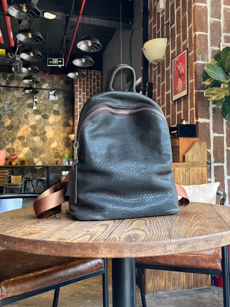 Soft Natural Sheepskin Casual  - đánh giá và giá Genuine Leather Backpack