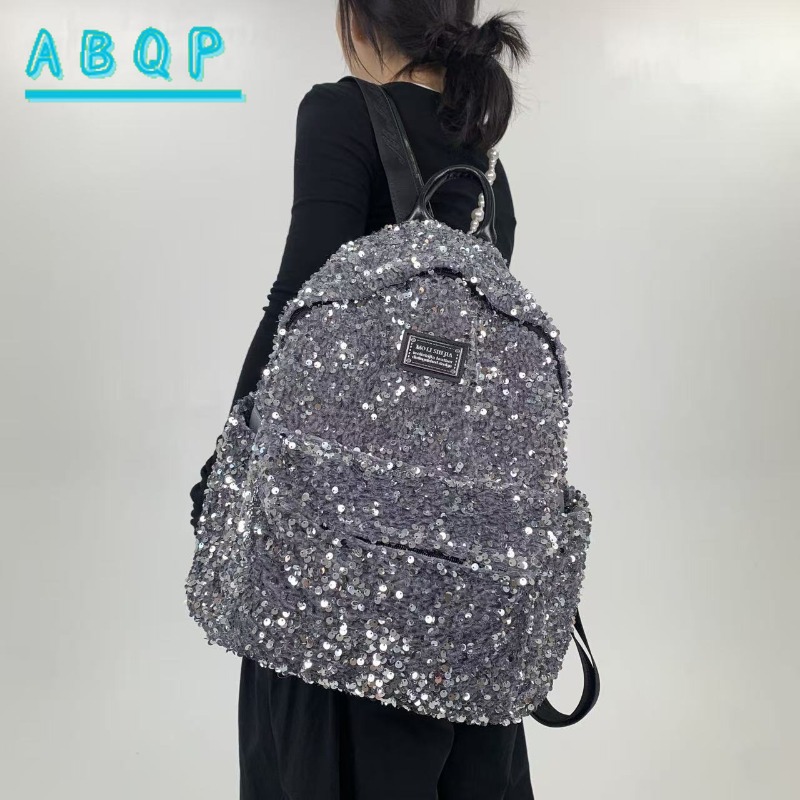 New Women's Sequined Backpack  - đánh giá và giá Xl Luxury Bags