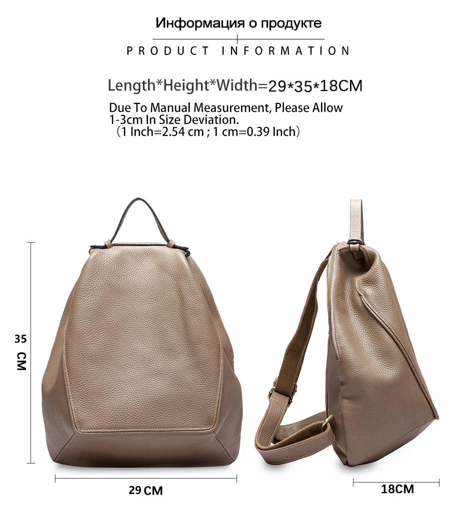 Zency Women 100% Genuine Leath - đánh giá và giá Genuine Leather Backpack