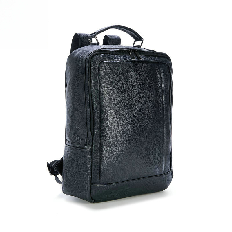 Men's genuine leather double-s - đánh giá và giá Genuine Leather Backpack