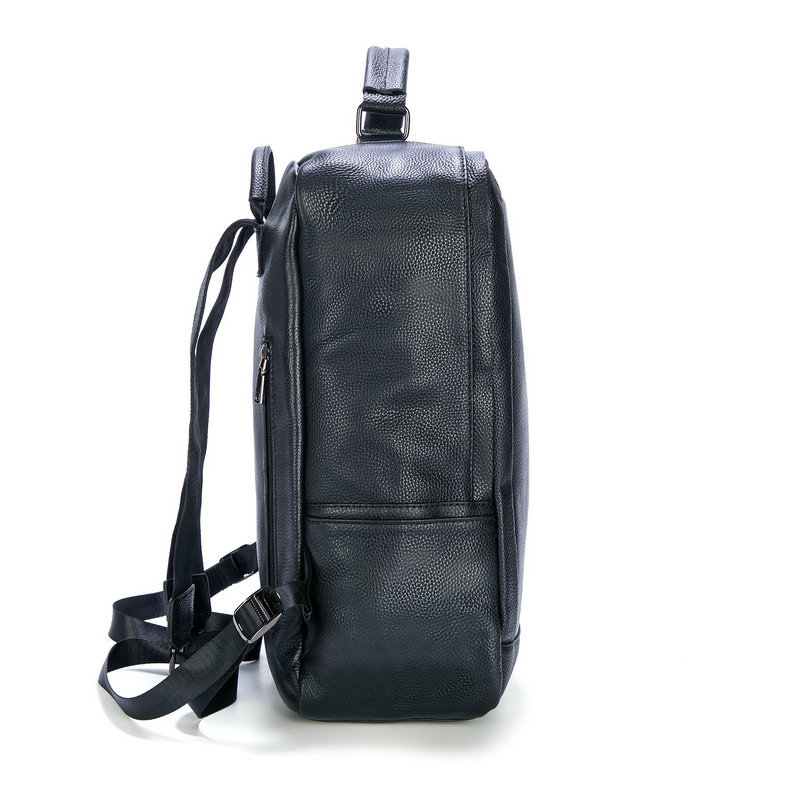 Men's genuine leather double-s - đánh giá và giá Genuine Leather Backpack