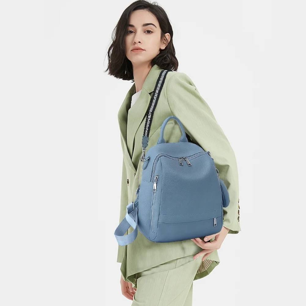 Zency Da Thật Chính Hãng Da Ba - đánh giá và giá Genuine Leather Backpack