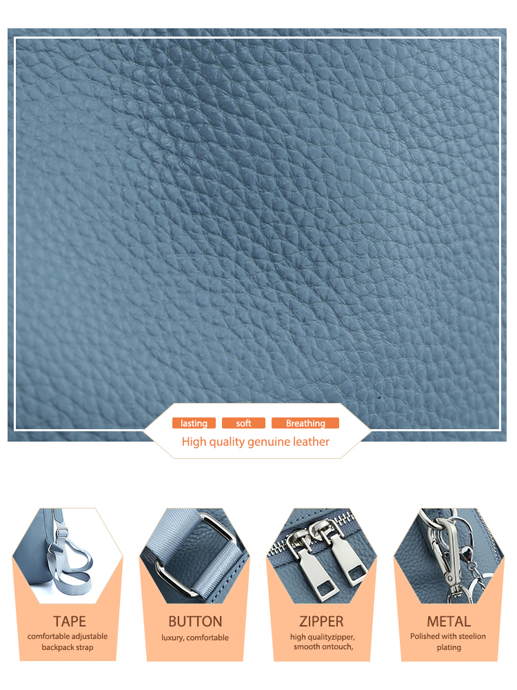 Zency Da Thật Chính Hãng Da Ba - đánh giá và giá Genuine Leather Backpack