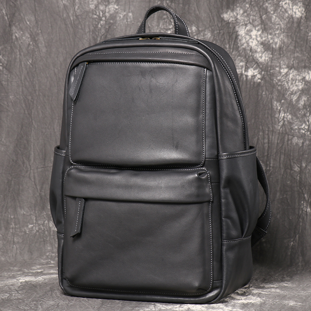 Genuine Leather Men Business B - đánh giá và giá Genuine Leather Backpack