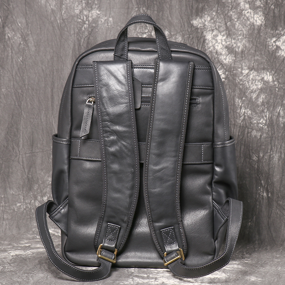 Genuine Leather Men Business B - đánh giá và giá Genuine Leather Backpack
