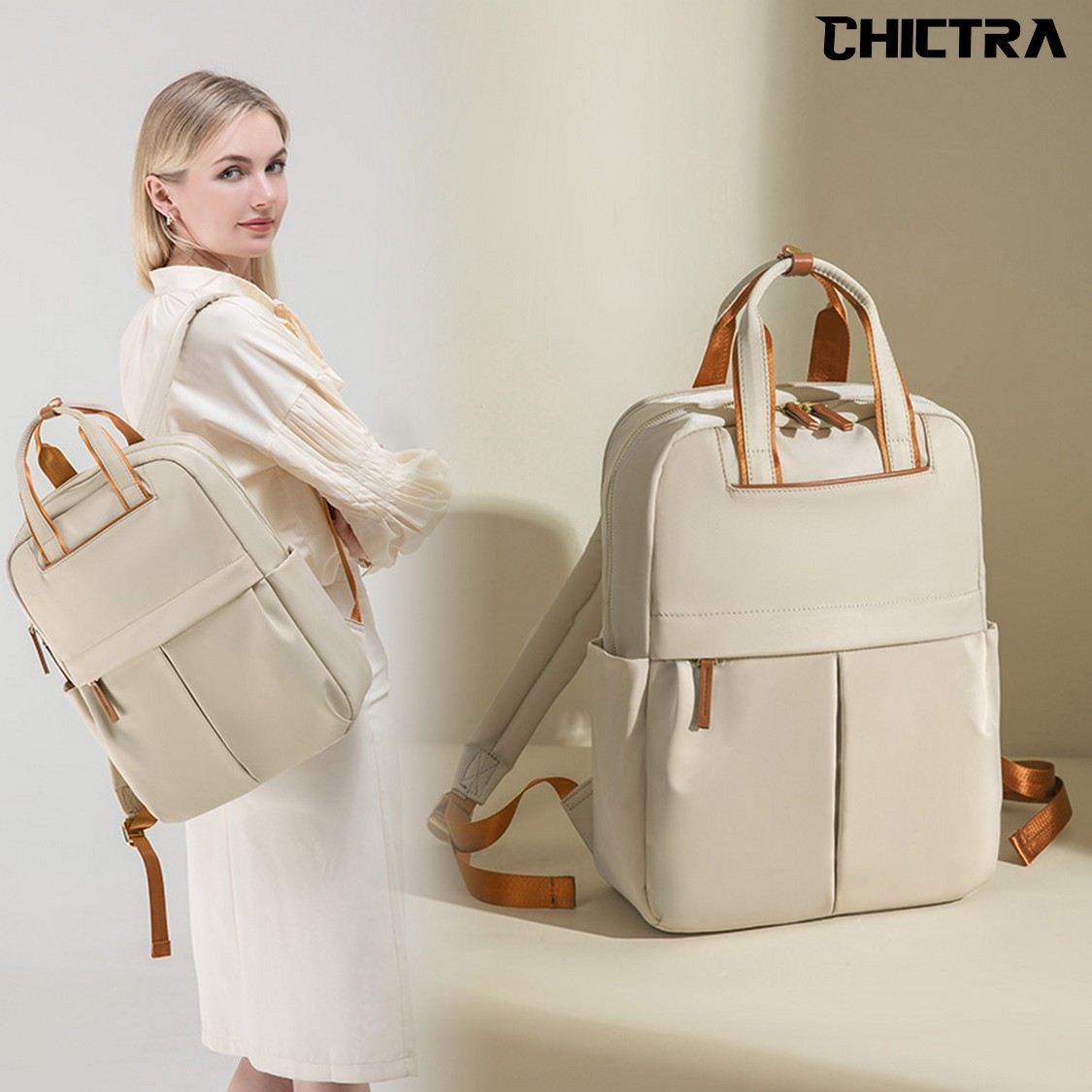 CHICTRA 14 Inch Laptop Backpac - đánh giá và giá Xl Luxury Bags