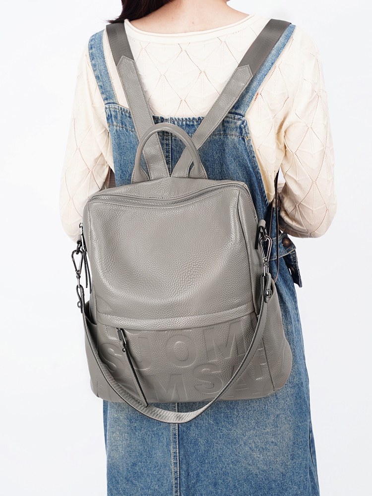Zency Premium Genuine Leather  - đánh giá và giá Genuine Leather Backpack