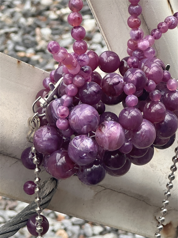 Girls Mini Purple Beaded  Clut - đánh giá và giá Mini Bag Evening Clutch