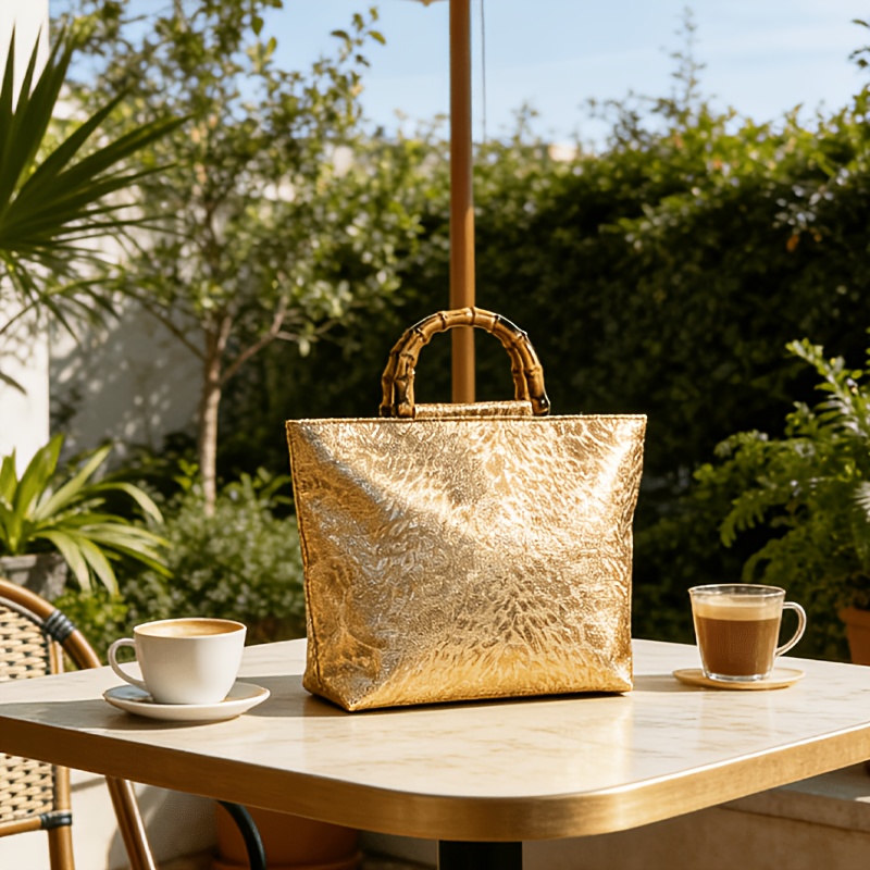 Light luxury metallic gold jac - đánh giá và giá Xl Luxury Bags