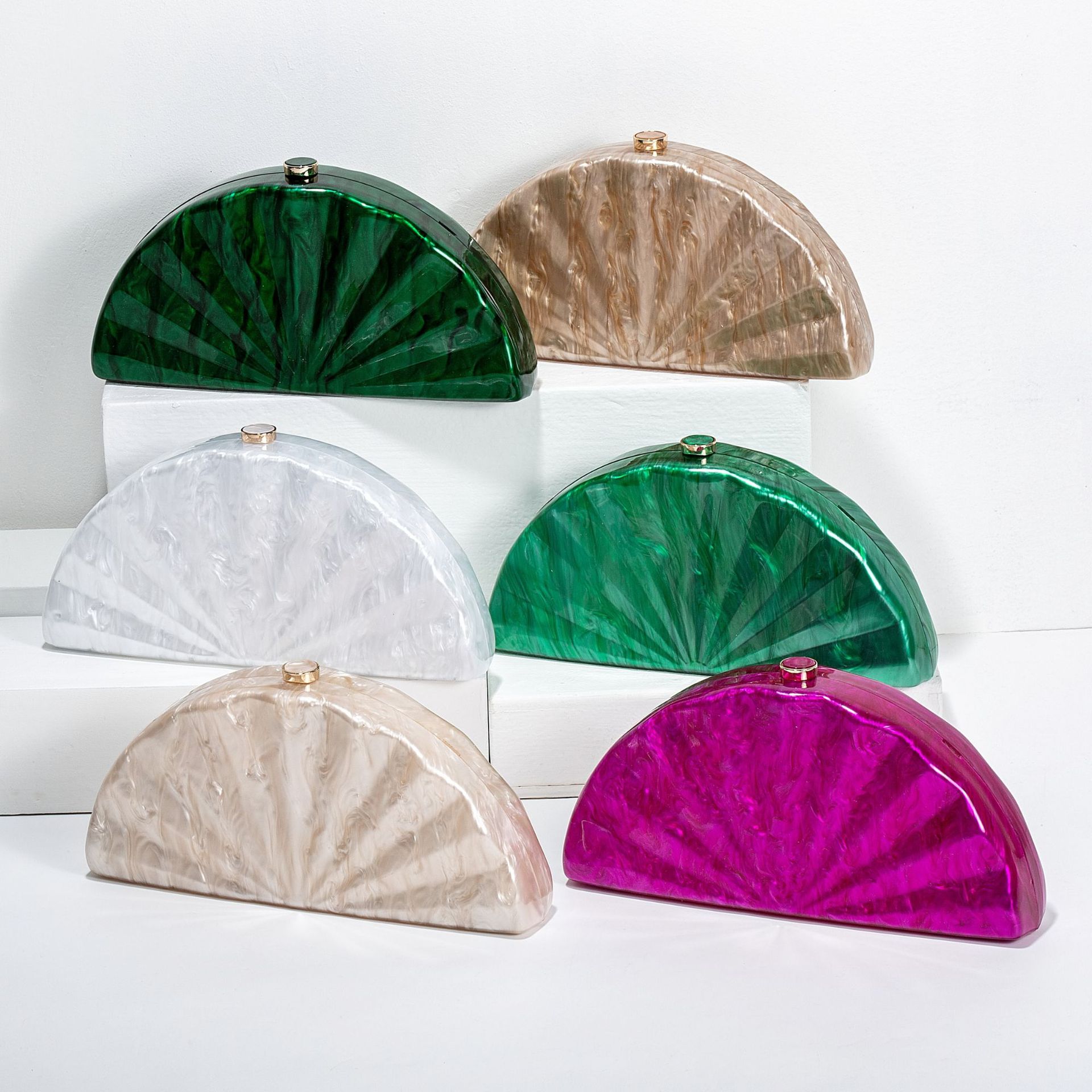 Women Brand Half Moon Circular - đánh giá và giá Mini Bag Evening Clutch