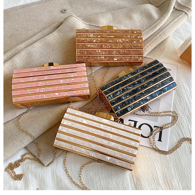 Luxury Designer Acrylic Square - đánh giá và giá Mini Bag Evening Clutch