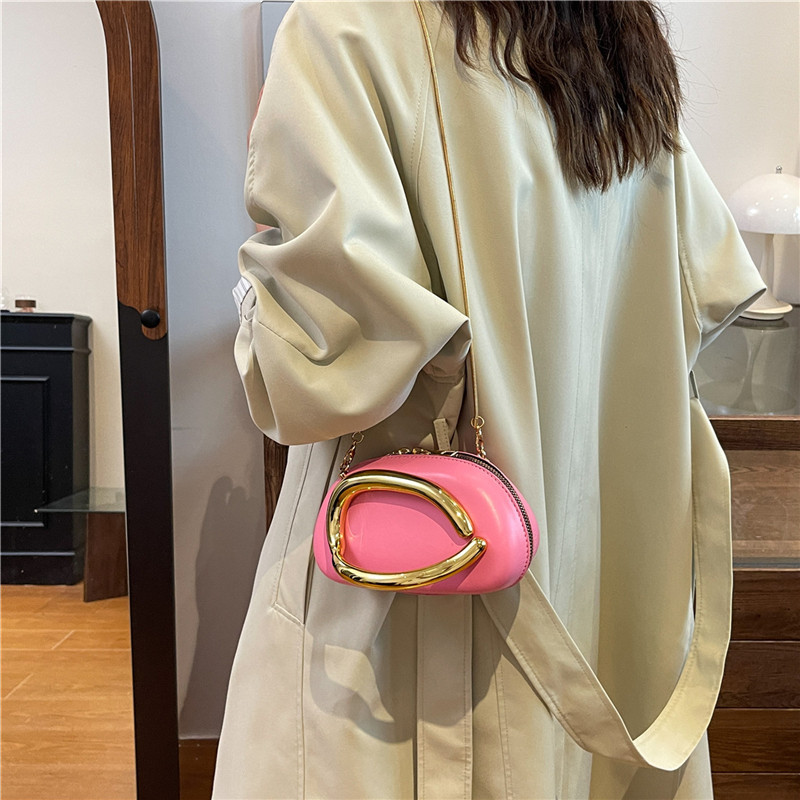 Retro Gold Metal Handle Women  - đánh giá và giá Mini Bag Evening Clutch