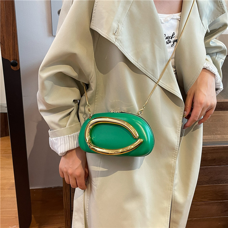 Retro Gold Metal Handle Women  - đánh giá và giá Mini Bag Evening Clutch